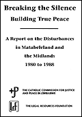 Front cover of the 'Breaking the Silence' report