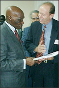 With President Wade of Senegal