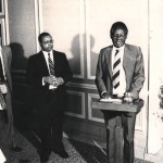 Opening of the Bulawayo Legal Projects Centre by Chief Justice Enock Dumbutshena 1987