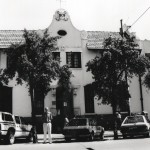Outside the offices of the Bulawayo Legal Projects Centre