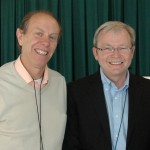 Meeting with Australian Prime Minister Kevin Rudd at Consilium in Australia 2008