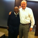 Meeting with Archbishop Desmond Tutu in South Africa 2012