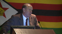 Hon David Coltart – Minister of Education, Sport, Arts & Culture, Zimbabwe, Close, ICTE Summit 2012
